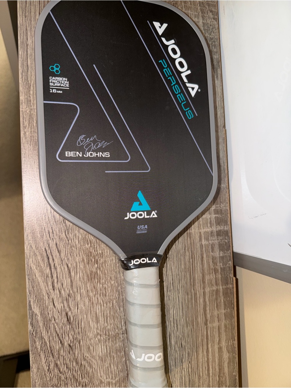 JOOLA Perseus Ben Johns Carbon Paddle - Black/Teal
